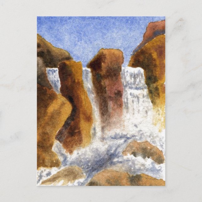 "Falls" Landstraßen Postkarte (Vorderseite)