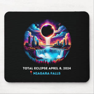 Falls New York Ny Total Solar Eclipse April 81 Mousepad