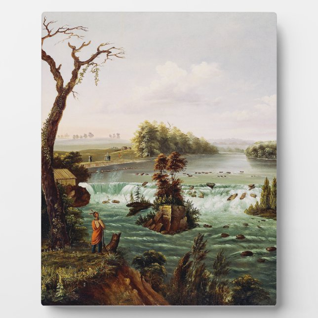 Falls of Saint Anthony by Henry Lewis Fotoplatte (Vorderseite)