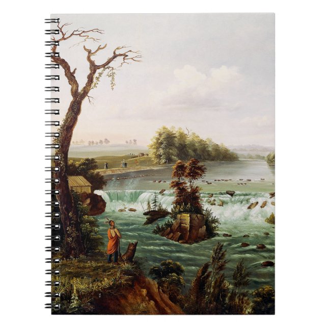 Falls of Saint Anthony by Henry Lewis Notizblock (Vorderseite)