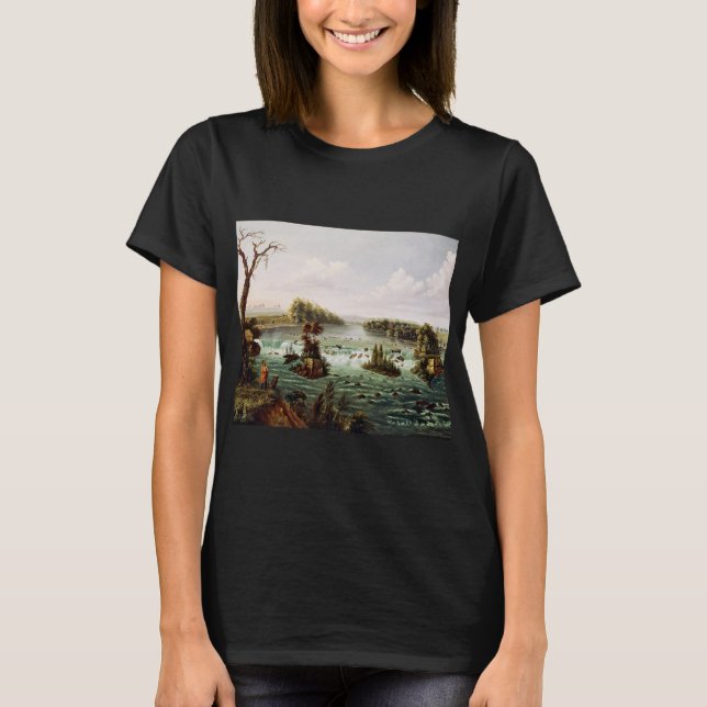 Falls of Saint Anthony by Henry Lewis T-Shirt (Vorderseite)