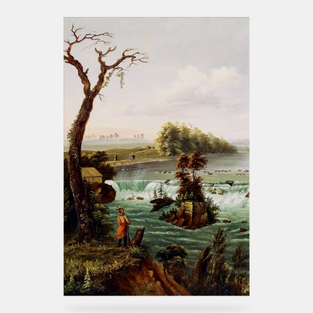 Falls of Saint Anthony von Henry Lewis Acrylschild (Vorderseite)