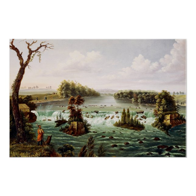 Falls of Saint Anthony von Henry Lewis Poster (Vorderseite)