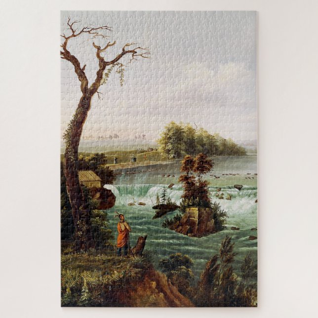 Falls of Saint Anthony von Henry Lewis Puzzle (Vertikal)
