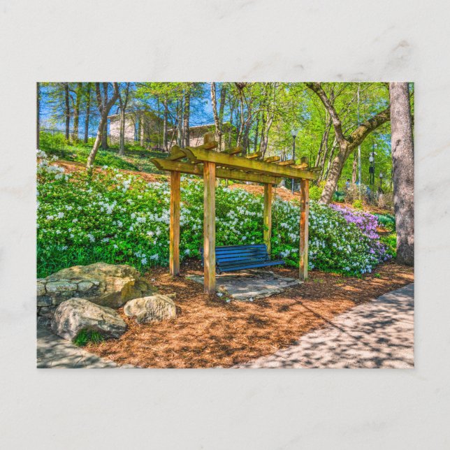 Falls Park, Greenville South Carolina Postkarte (Vorderseite)