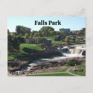 Falls Park, Sioux Falls, South Dakota Postkarte