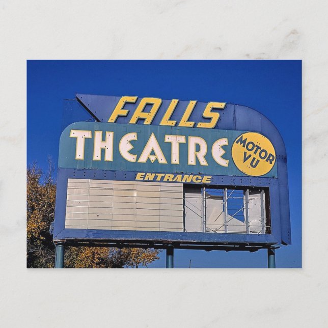 Falls Theater, Great Falls, Montana Postkarte (Vorderseite)