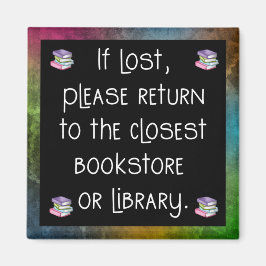 Falls verloren gegangen bitte Magnet zurückgeben