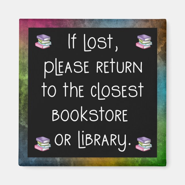 Falls verloren gegangen bitte Magnet zurückgeben (Vorne)