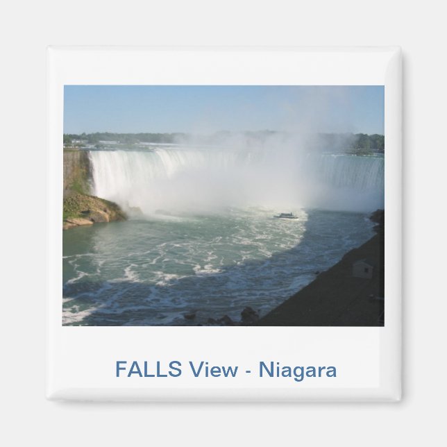 Falls View: Niagara USA Kanada Magnet (Vorne)