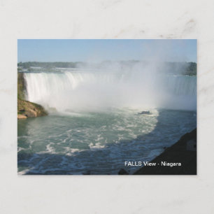 Falls View: Niagara USA Kanada Postkarte