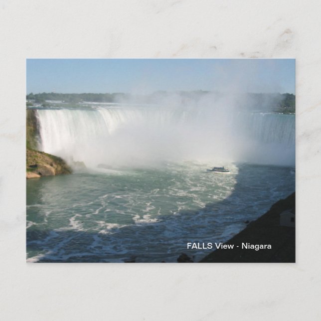 Falls View: Niagara USA Kanada Postkarte (Vorderseite)