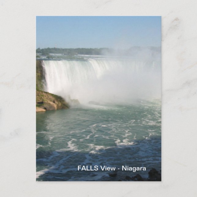 Falls View: Niagara USA Kanada Postkarte (Vorderseite)