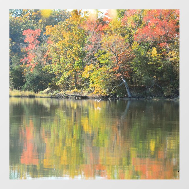 Fallschimmer Fensteraufkleber (Blatt)