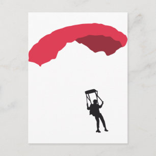 Fallschirm 3c postkarte
