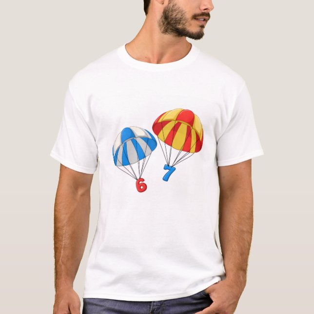 Fallschirm 6 7 T-Shirt (Vorderseite)