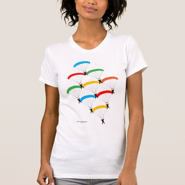 Fallschirm-Bildung T-Shirt (Vorderseite)