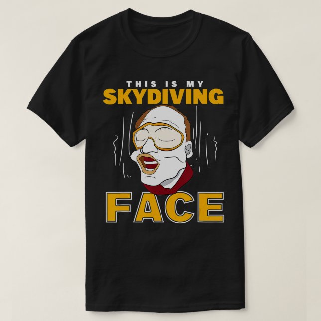 Fallschirm, das ist mein Skydiver-Fan T-Shirt (Design vorne)