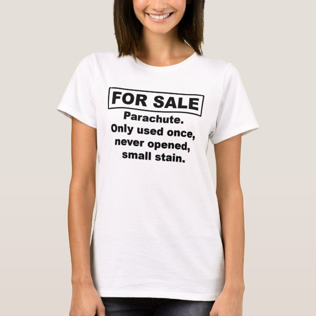 Fallschirm für Verkaufs-T - Shirt (Vorderseite)