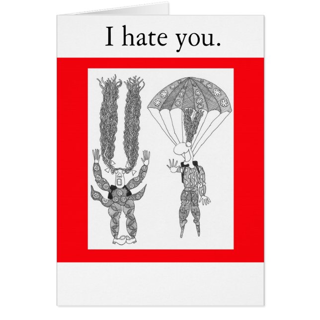 Fallschirm, hasse ich Sie (Vorne)