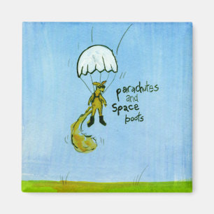 Fallschirme und SpaceBoots Magnet