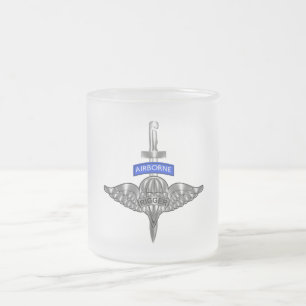 Fallschirmjäger Phantastische Im Flugzeug Soldaten Mattglastasse