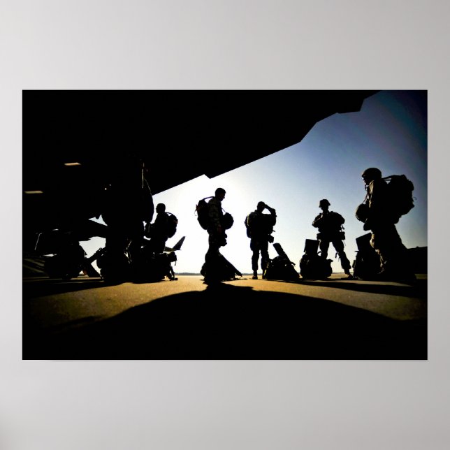 Fallschirmjäger Poster (Vorne)