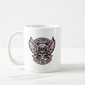 Fallschirmjäger Totenkopf & Flügel Airborne Kaffeetasse