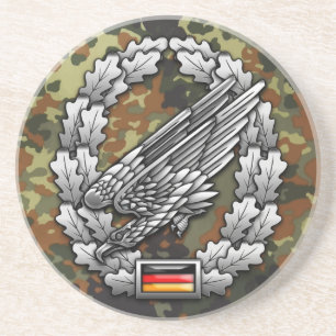 Fallschirmjägertruppe Barettab— Sandstein Untersetzer