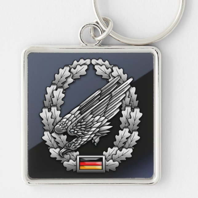 Fallschirmjägertruppe Barettabzeichen Schlüsselanhänger (Vorne)