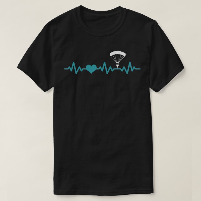 Fallschirmspringen 6 T-Shirt (Design vorne)