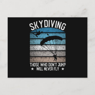 Fallschirmspringen Fallschirmspringen Postkarte