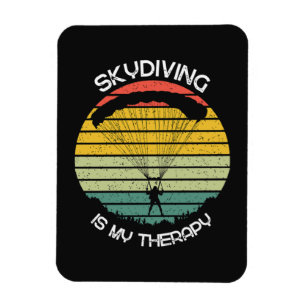 Fallschirmspringen ist meine Therapie Magnet