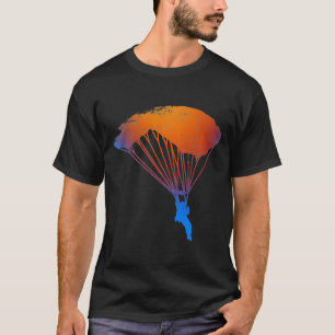 Fallschirmspringen Skydiver Cooles Grafikdesign T-Shirt