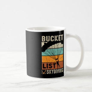 Fallschirmspringen Skydiver Instructor Bucket List Kaffeetasse