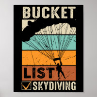 Fallschirmspringen Skydiver Instructor Bucket List