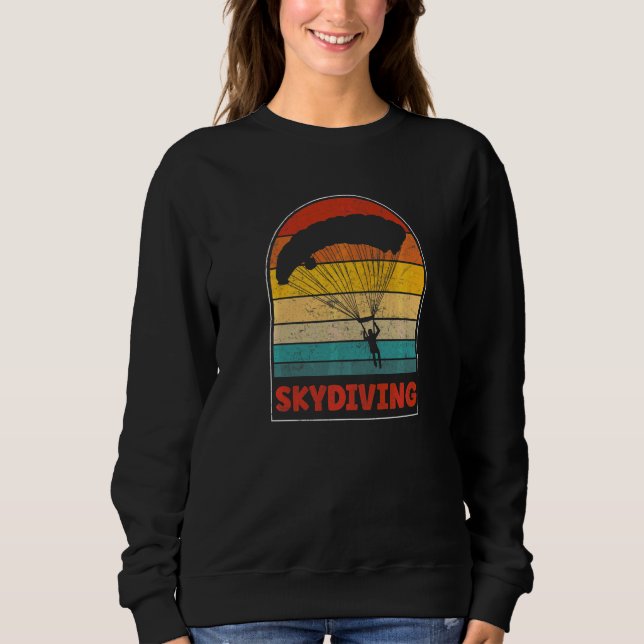 Fallschirmspringen Sweatshirt (Vorderseite)