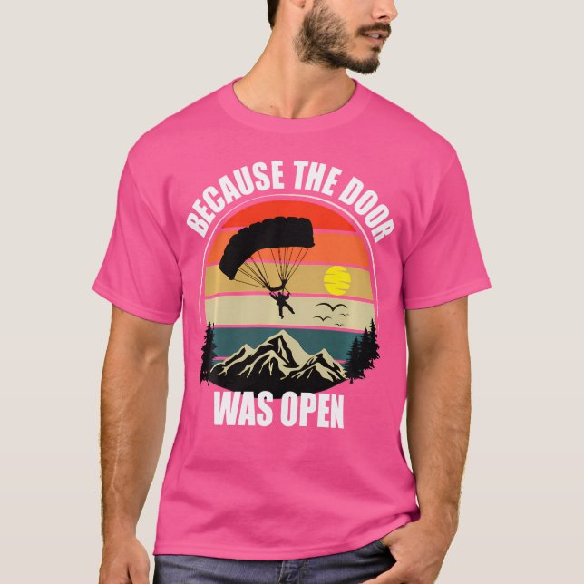 Fallschirmspringen T-Shirt (Vorderseite)