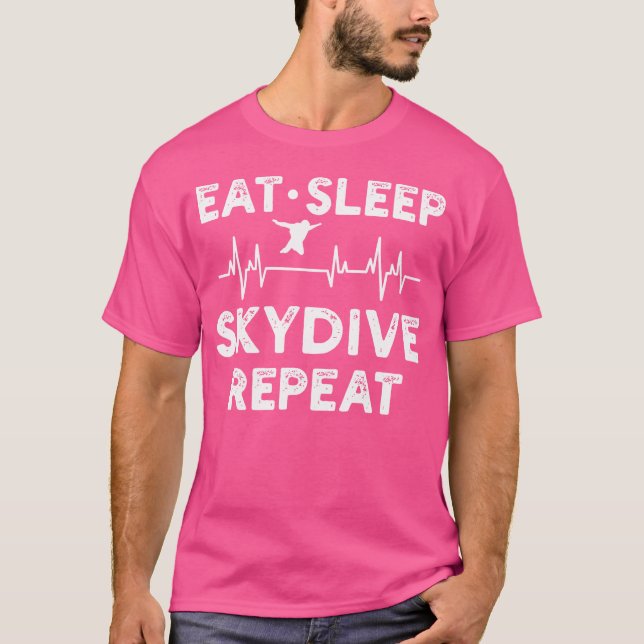 Fallschirmspringen T-Shirt (Vorderseite)