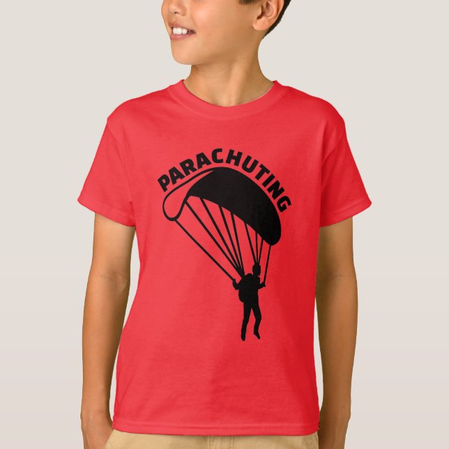 Fallschirmspringen T-Shirt (Vorderseite)