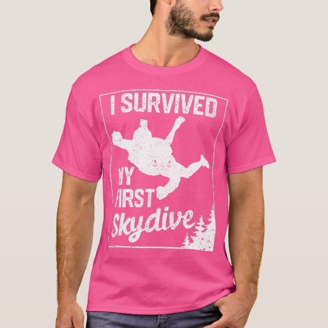 Fallschirmspringen T-Shirt (Vorderseite)