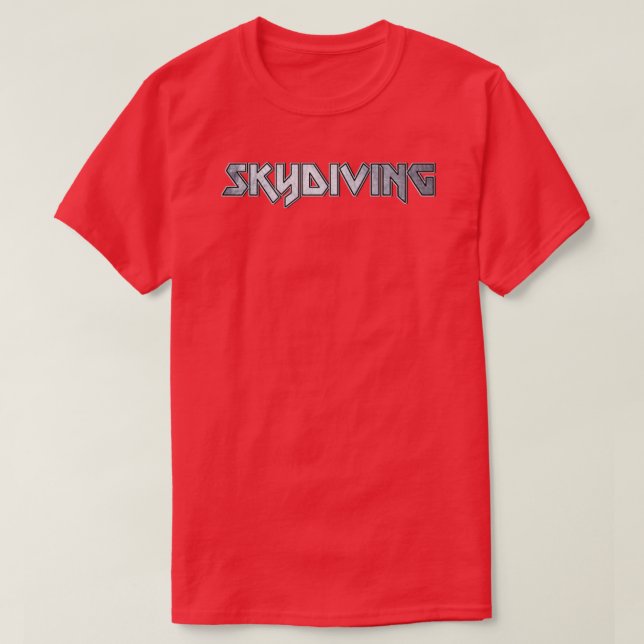 Fallschirmspringen T-Shirt (Design vorne)