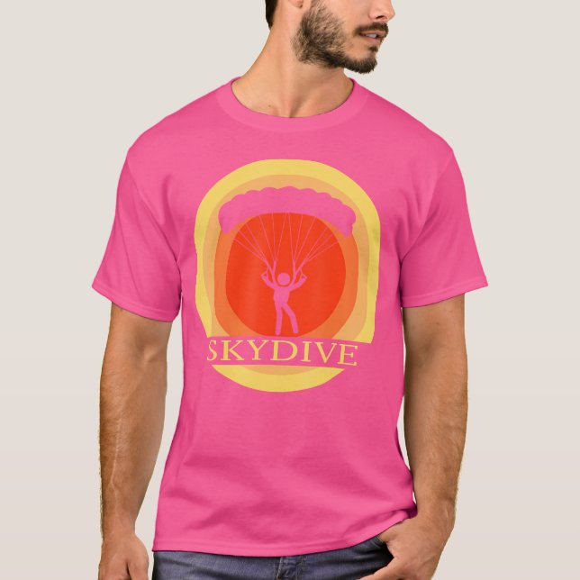 Fallschirmspringen T-Shirt (Vorderseite)