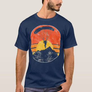 Fallschirmspringen Vintag Gleitschirmfliegen T-Shirt