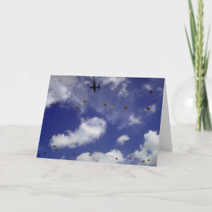 Fallschirmspringen von Dakotas, Im Flugzeug Divisi Karte