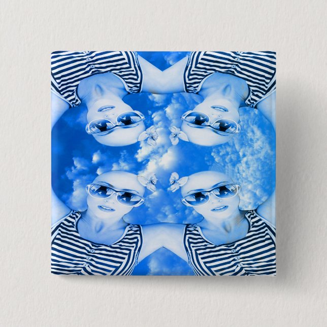 Fallschirmspringer Button (Vorderseite)