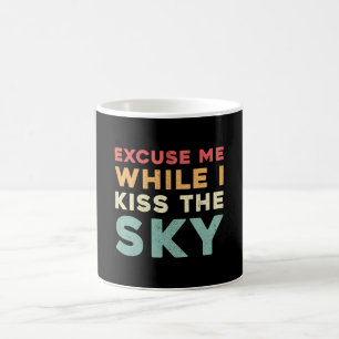 Fallschirmspringer Entschuldigung, während ich den Kaffeetasse
