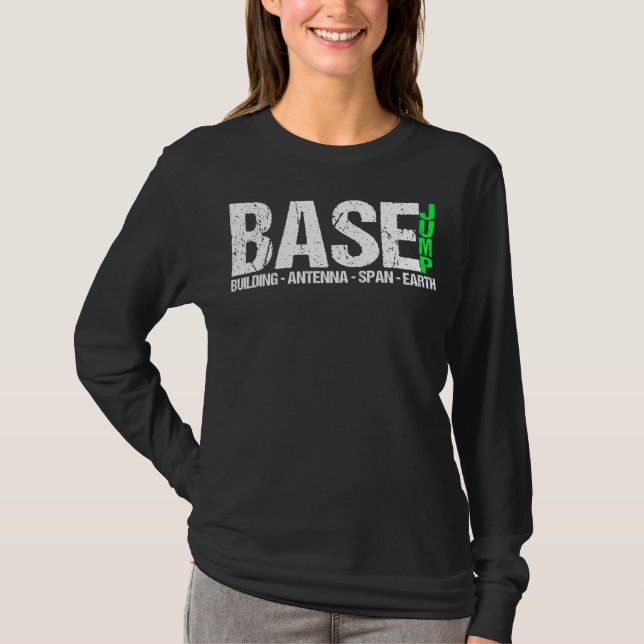 Fallschirmspringer Extremsport T-Shirt (Vorderseite)