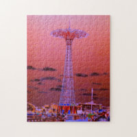 Fallschirmspringer Psychedelic Jigsaw Puzzle