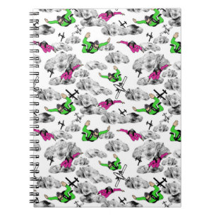 Fallschirmspringer Spiralblock Notizblock